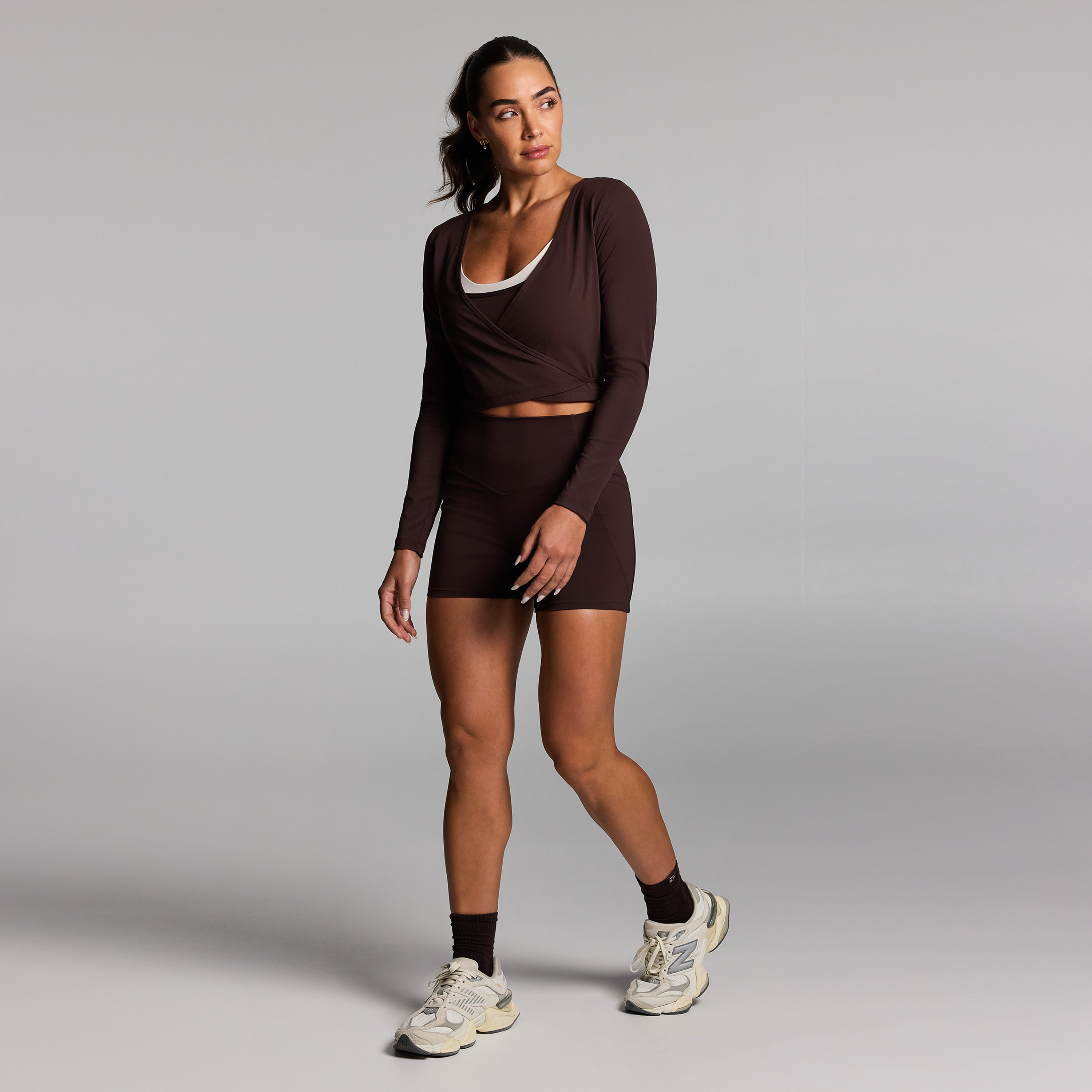 Base One Wrap Long Sleeve Top