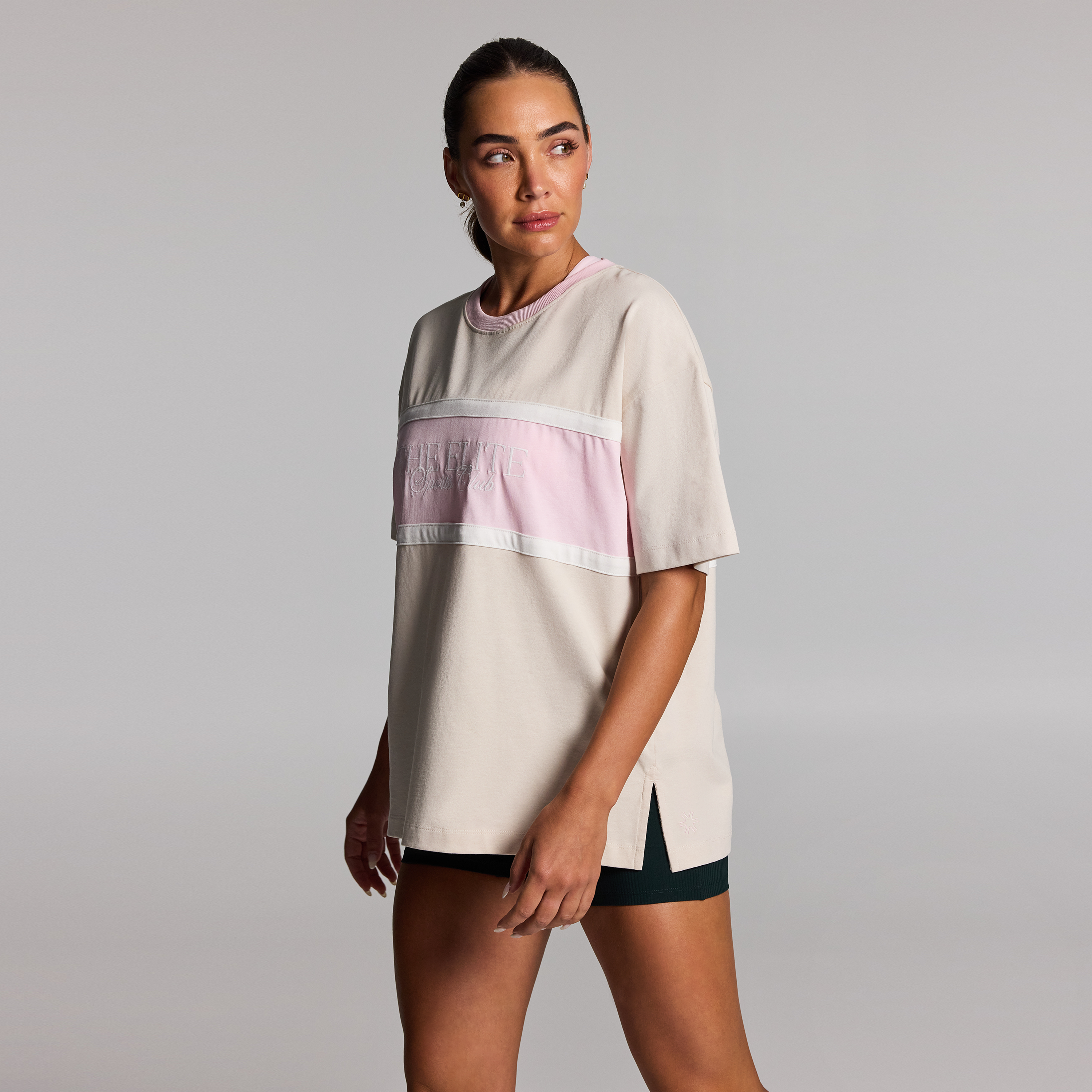 Blocked Loose Fit Tee