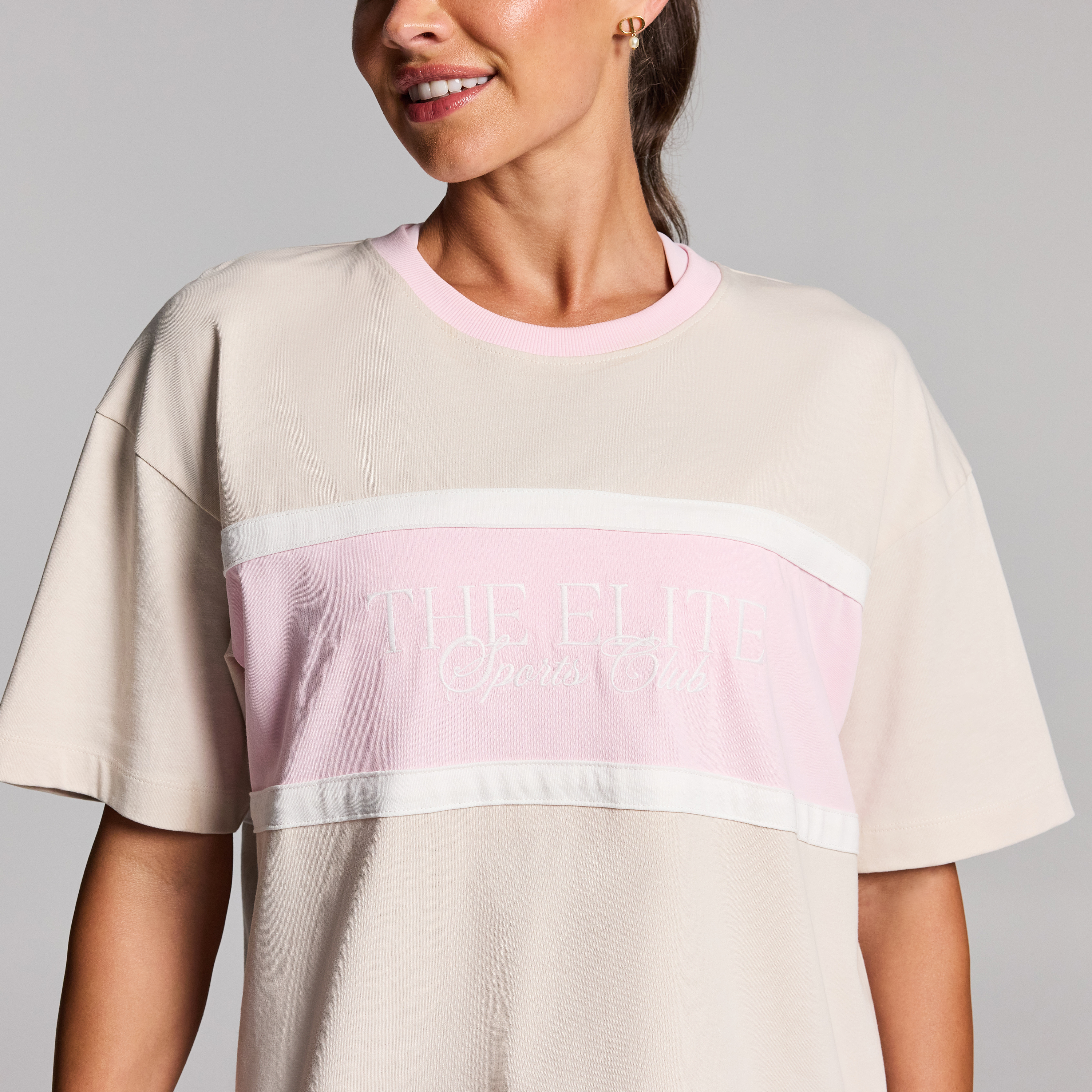Blocked Loose Fit Tee