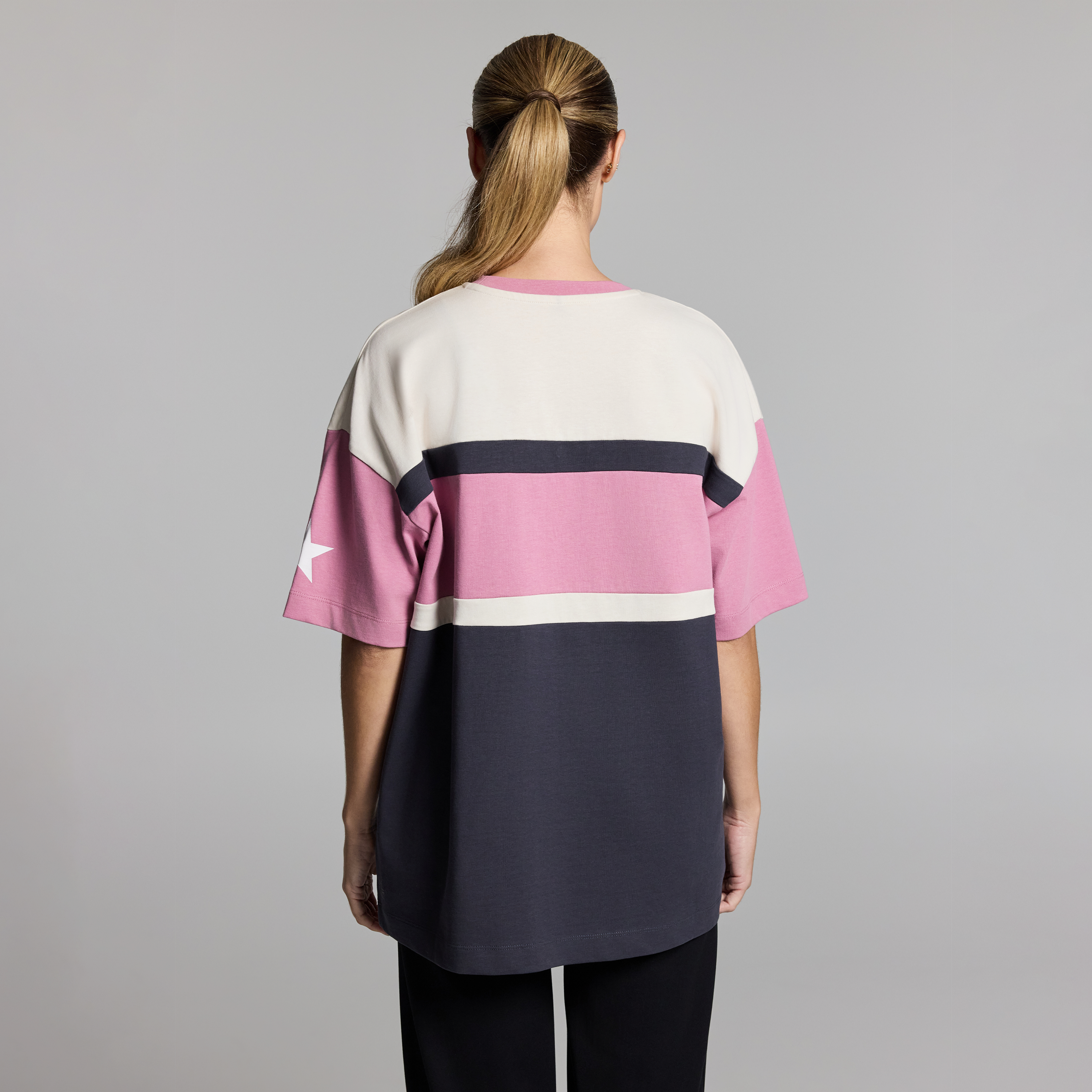 Blocked Baggy Fit Tee