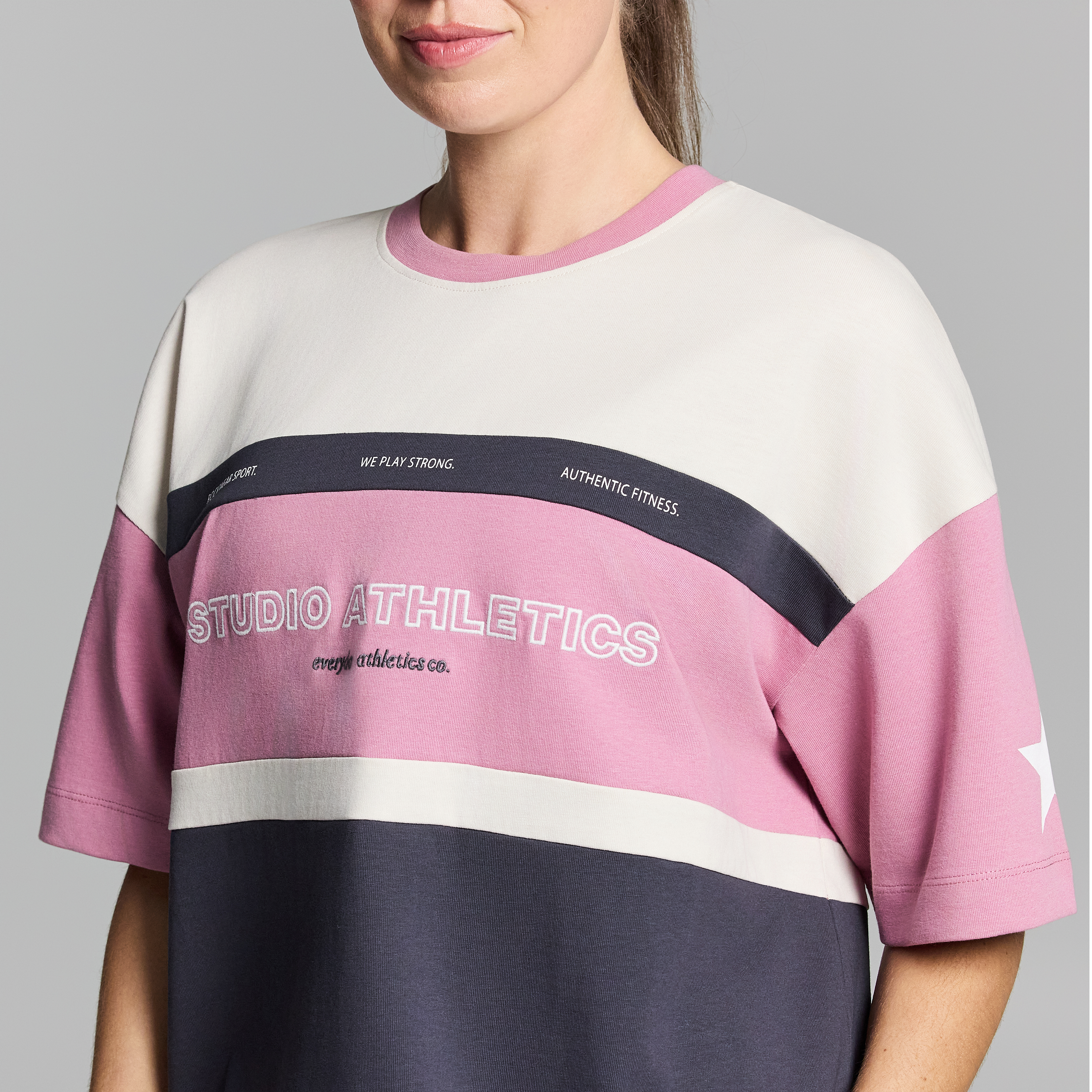 Blocked Baggy Fit Tee