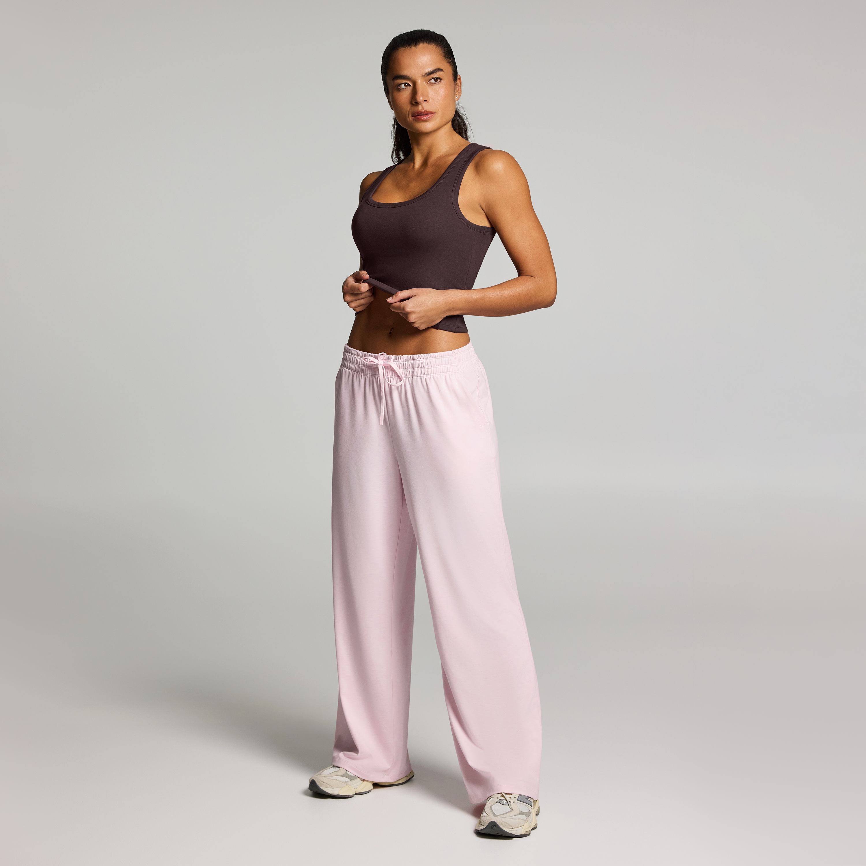 Balance Tie Front Wide Leg
