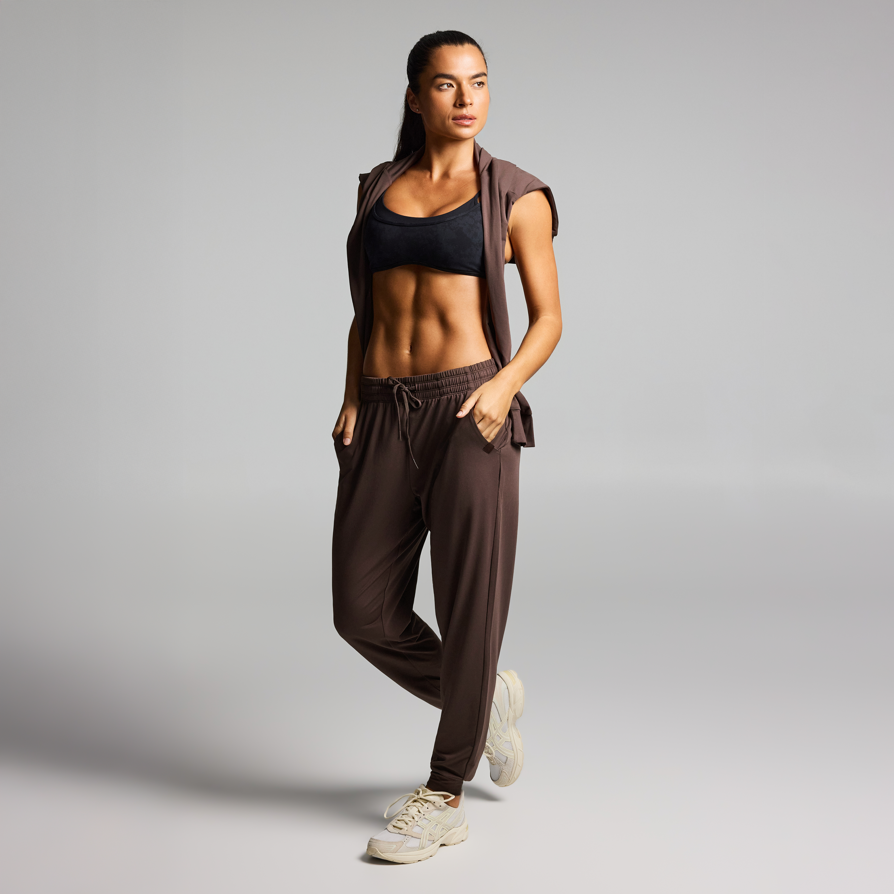 Balance Tie Front Jogger Pants