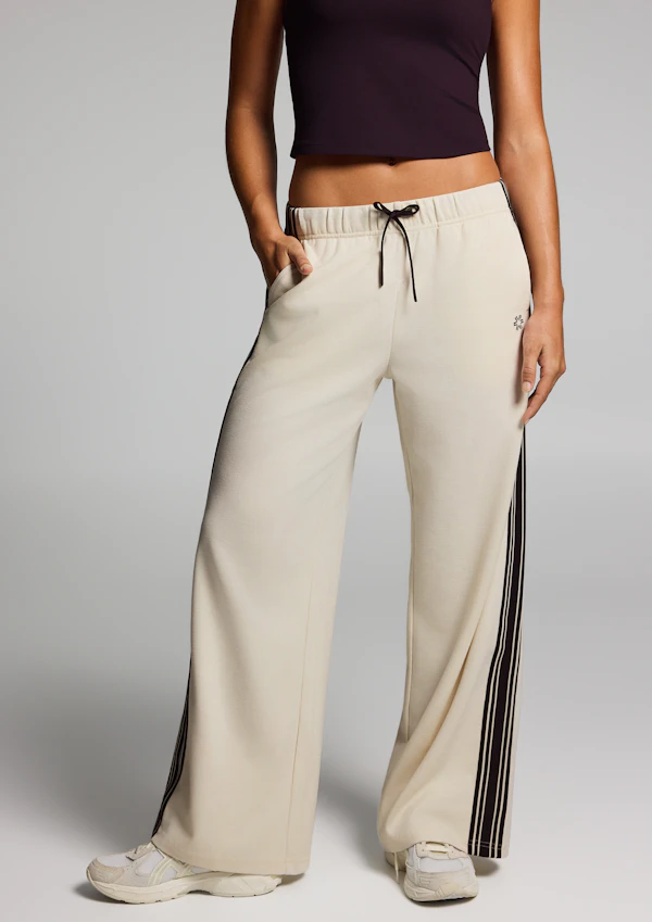 Textured Straight Leg Pants