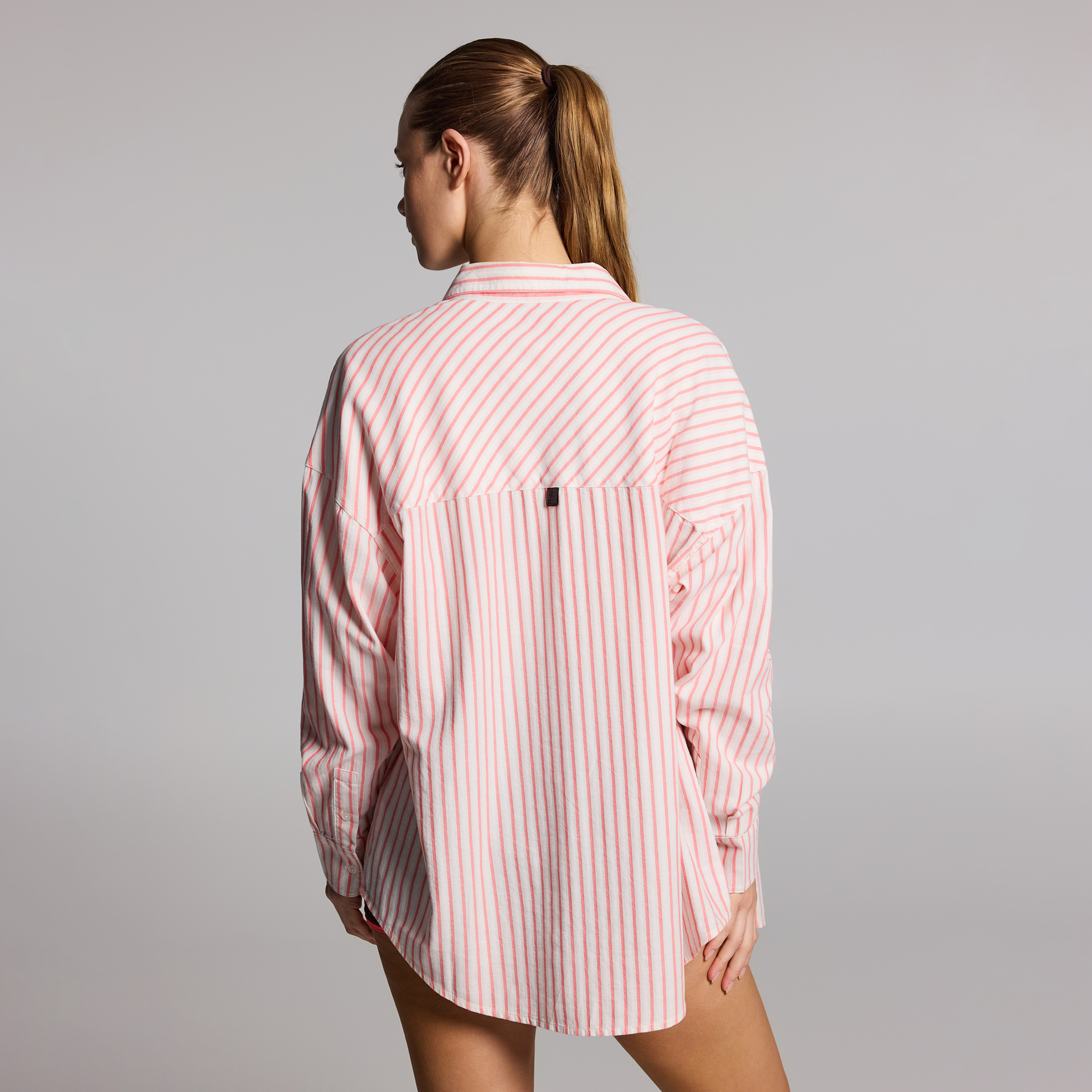 Oversized Cotton Button Down Shirt