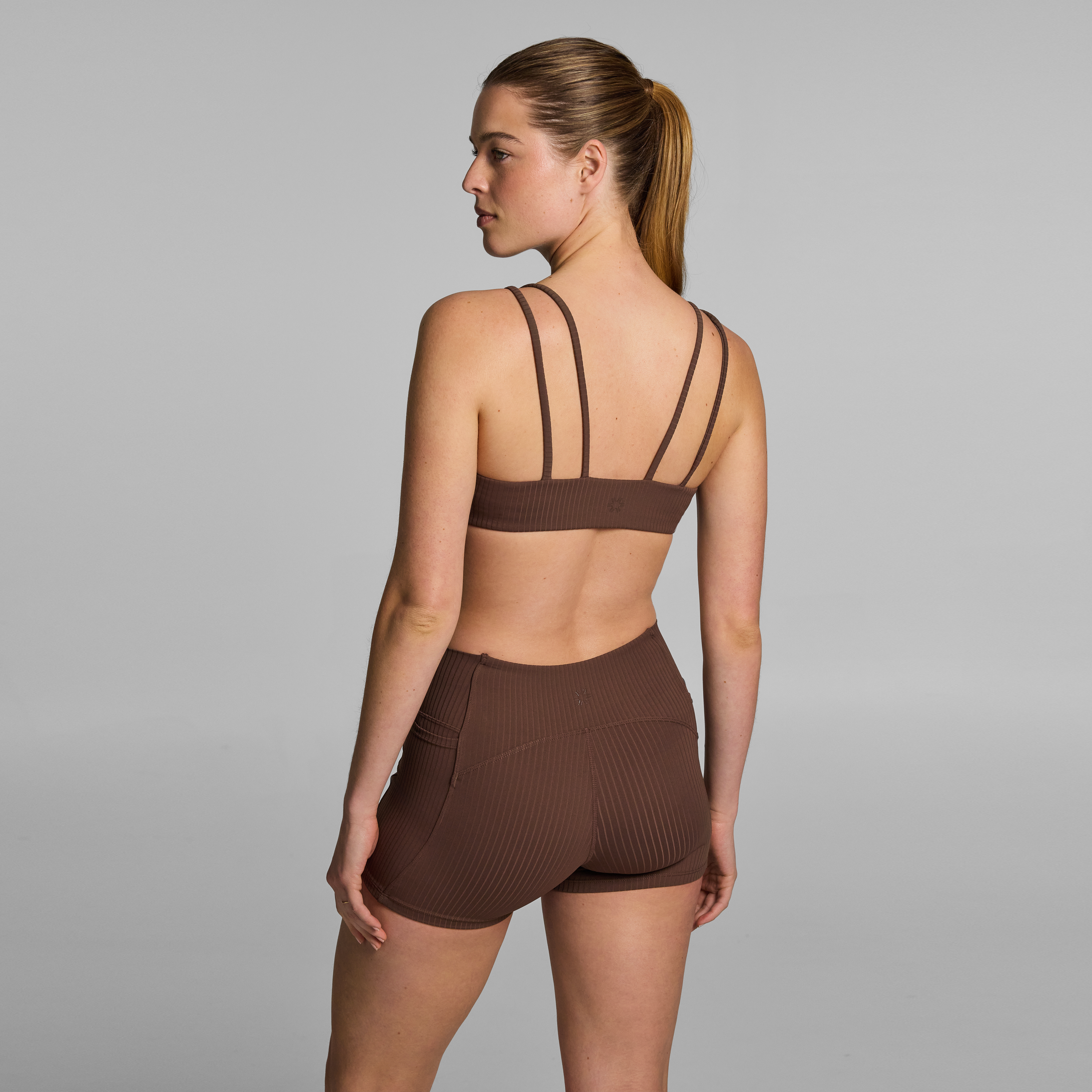 Luxe Rib Medium Support Sports Bra