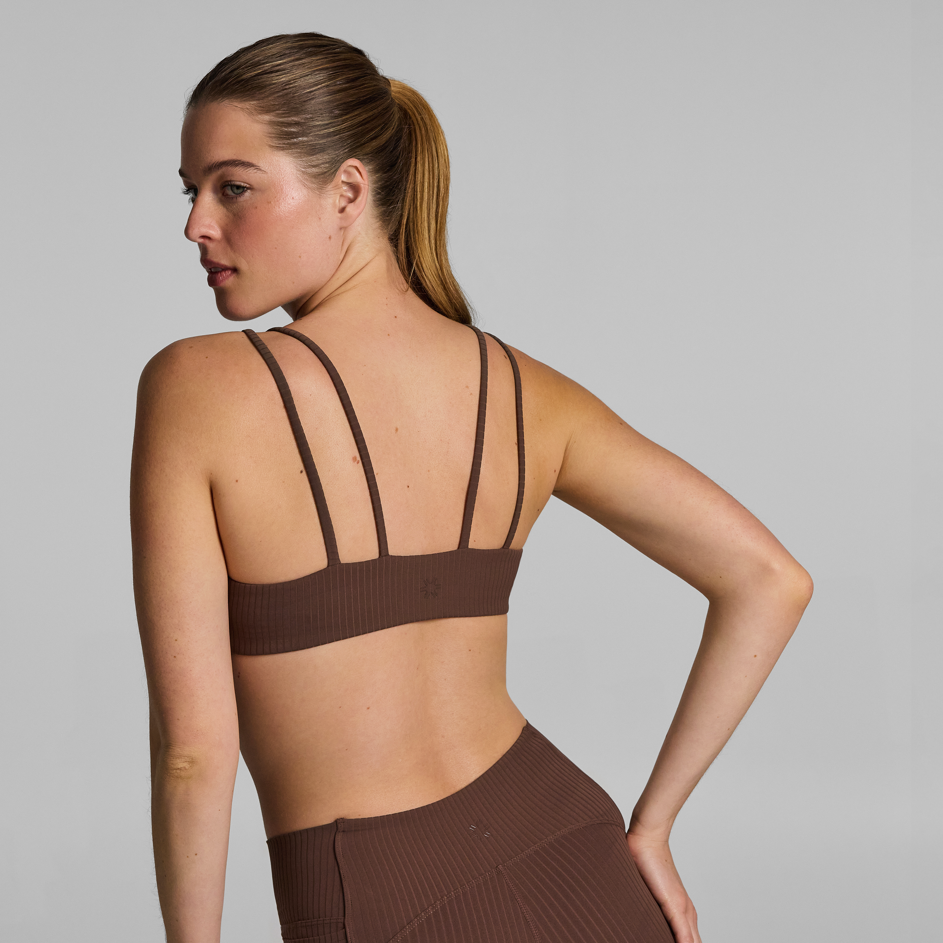 Luxe Rib Medium Support Sports Bra