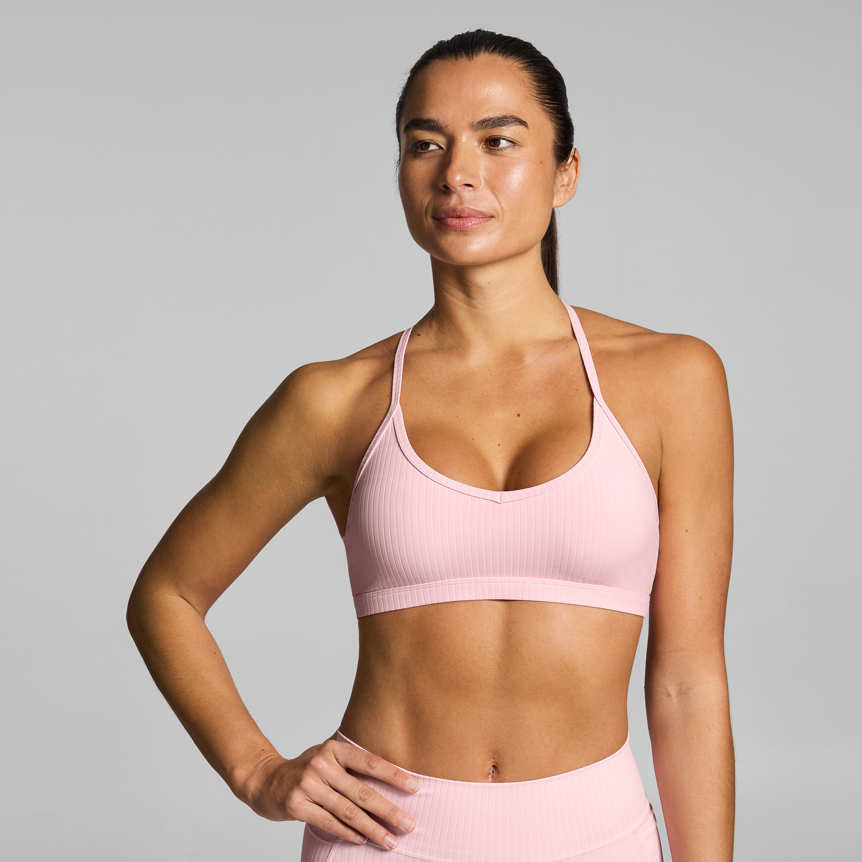 Rib Low Support Sports Bra