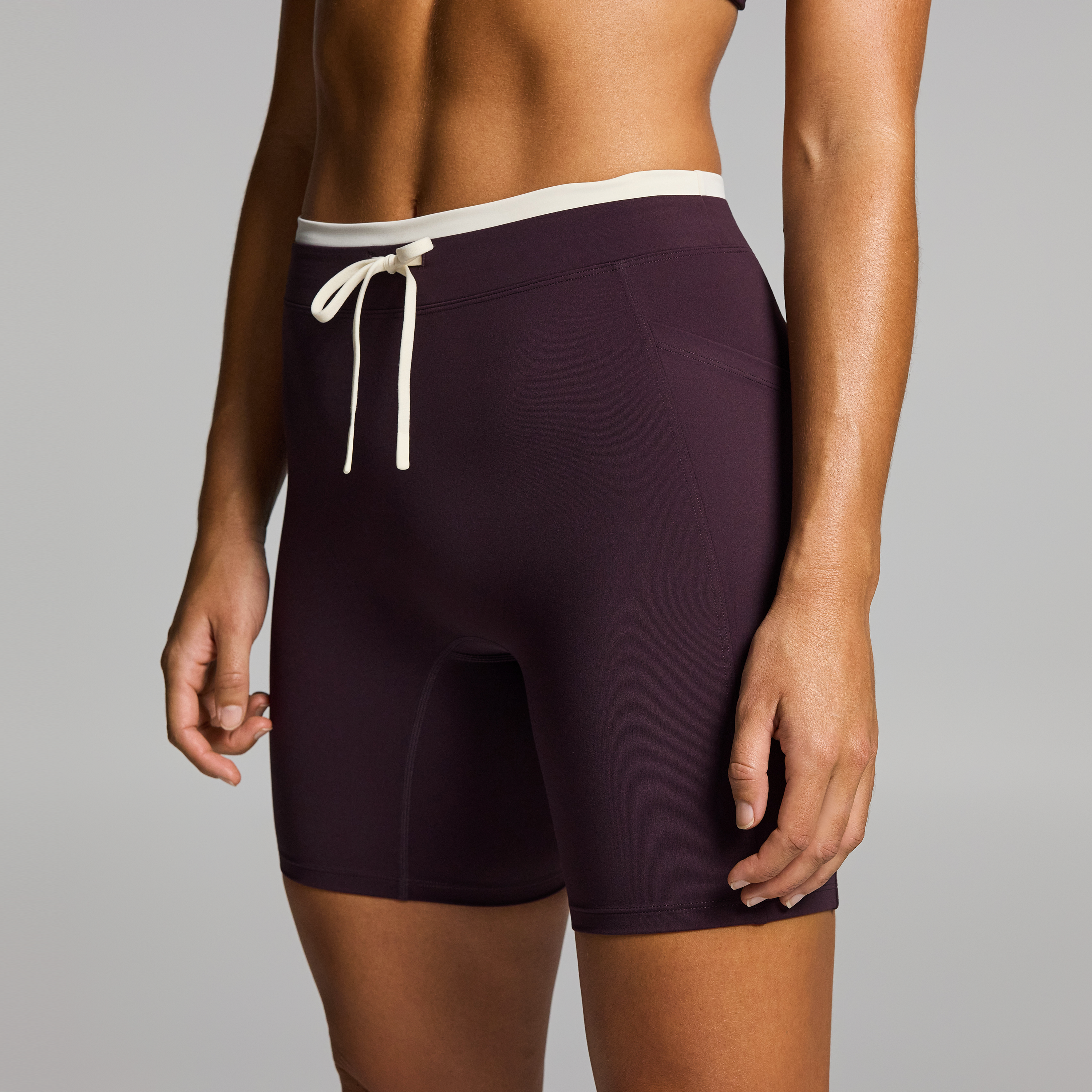 Tie Front Tipped Pocket Quad Tights