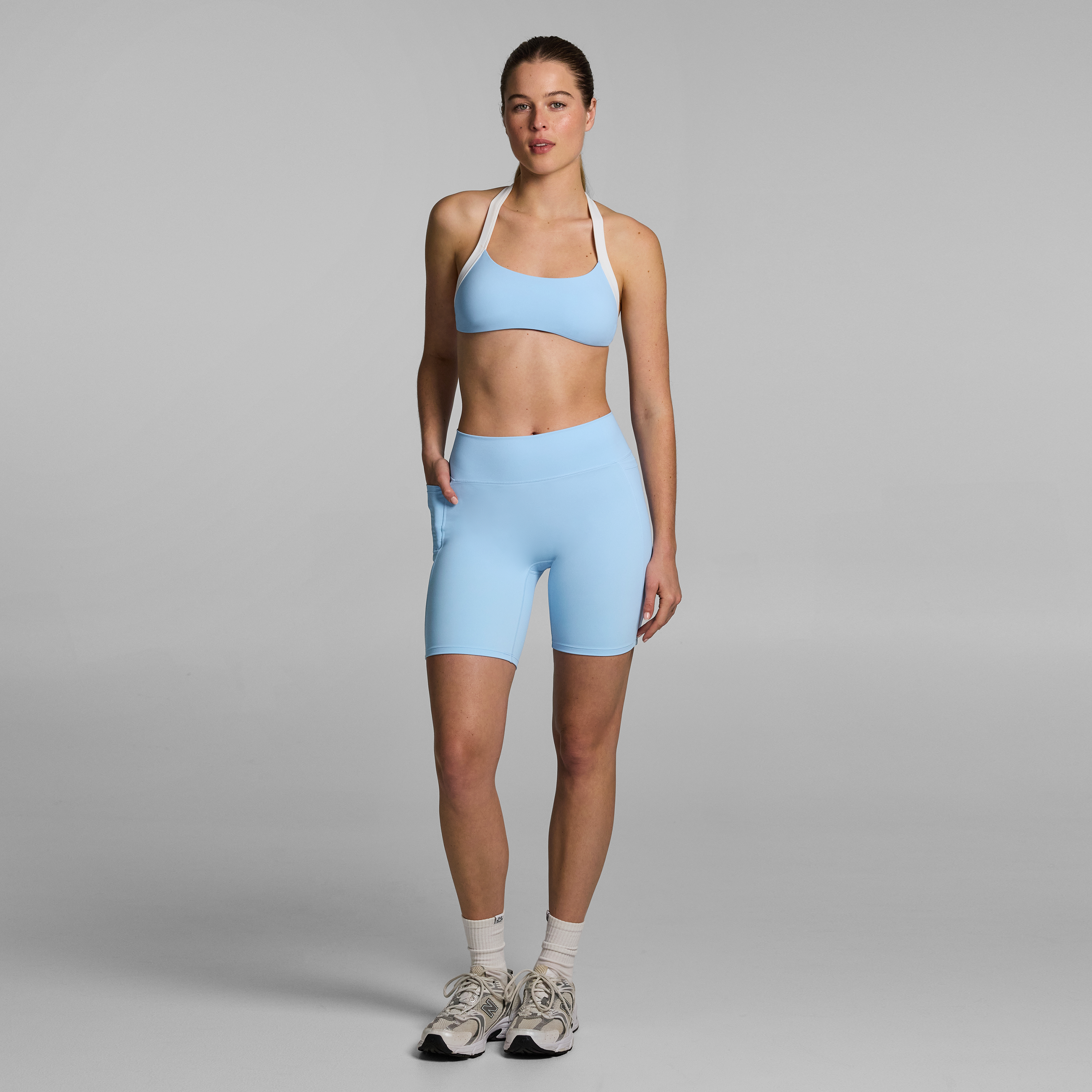 No Front Seam Pocket Quad Bike Shorts