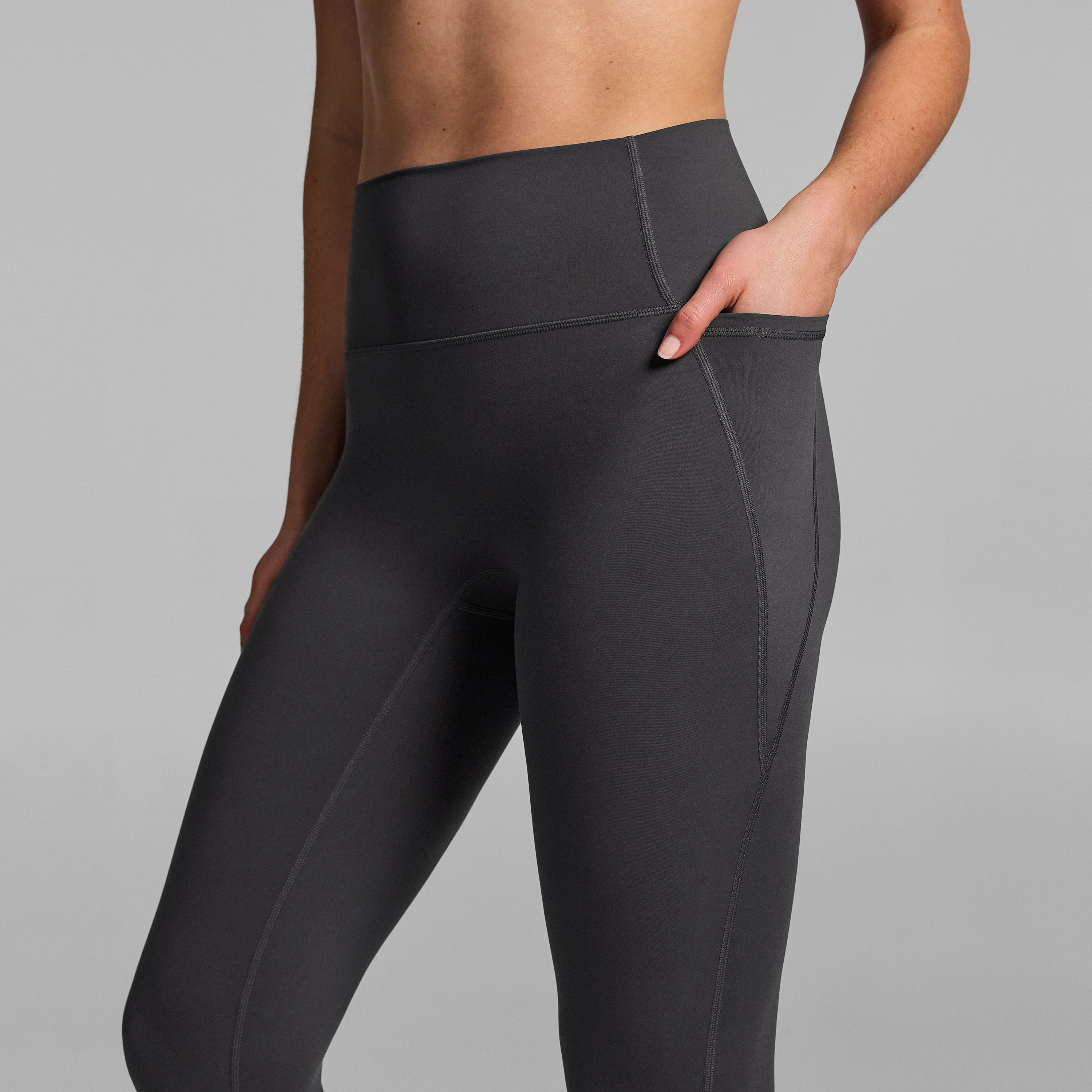 No Front Seam Pocket 7/8 Tights