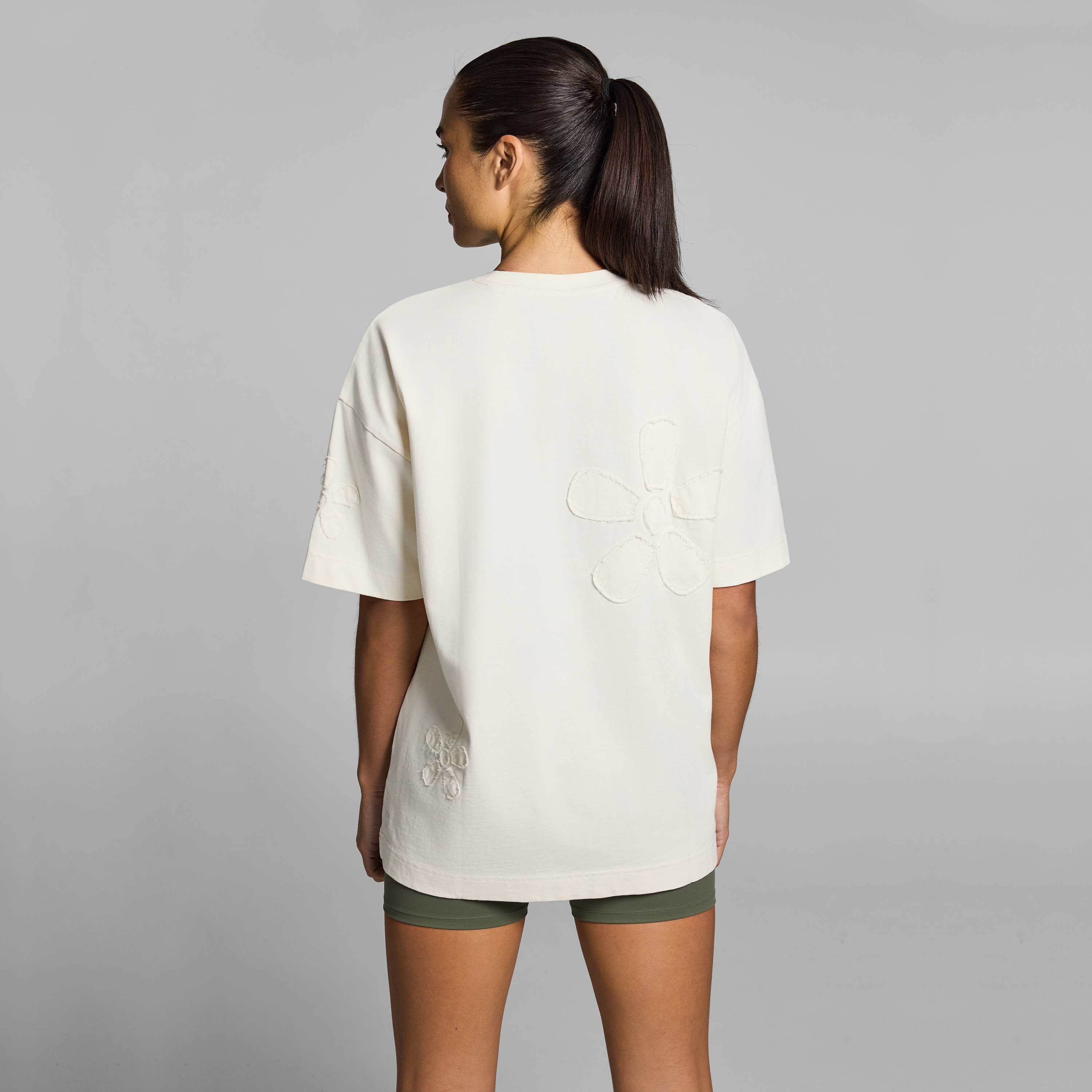 Bloom Applique Baggy Cotton Tee