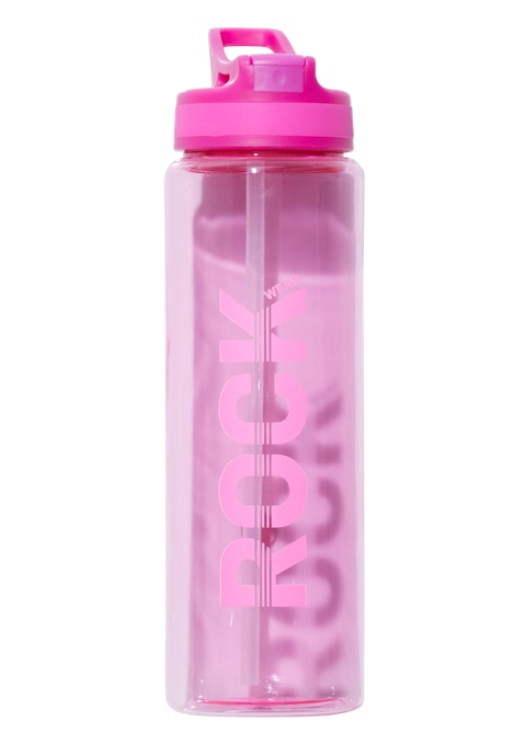Neon Pink 800ml Reusable Water Bottle