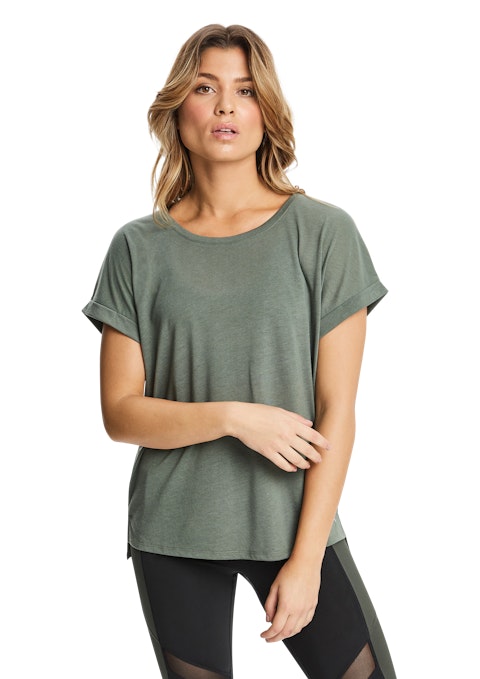 Olive Strive Relaxed Tee